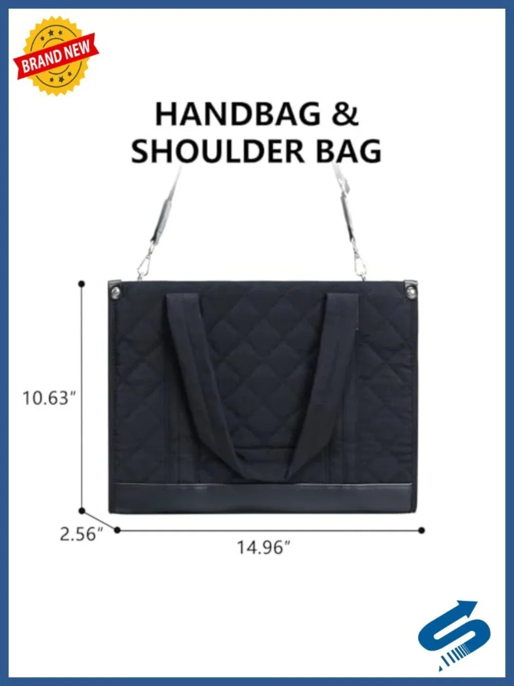 Cute Boxy Tote Bag with Zipper for Women, Lightweight 15L Work Travel College